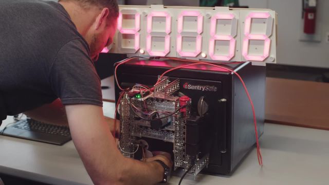 The Full Video of a Robot Cracking a Safe