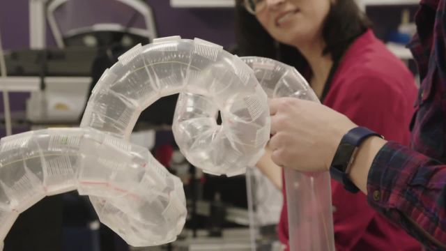 The Clever Robot That Uses Air to Grow and Steer