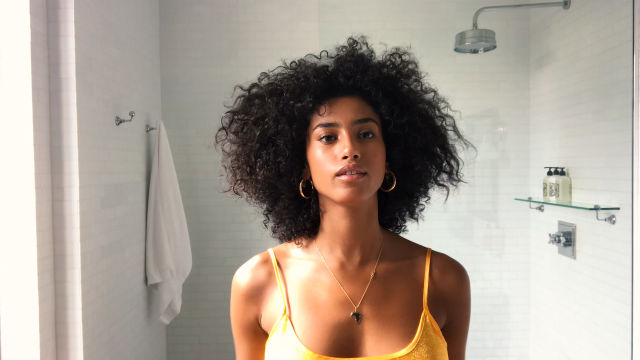 Watch Imaan Hammam’s “Long Week, No Sleep” Beauty Routine