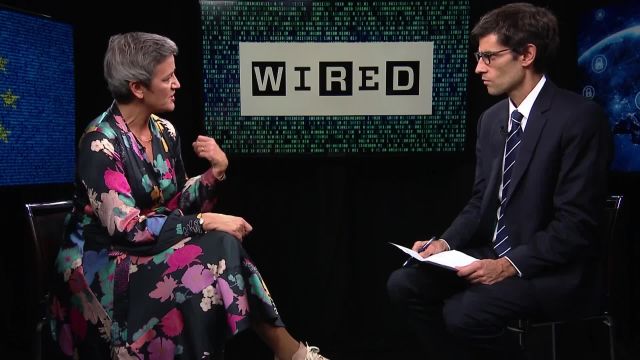 Taking on Amazon, Google & Silicon Valley: EU Competition Chief Talks Tech with WIRED's Nicholas Thompson