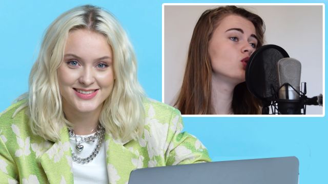Zara Larsson Watches Fan Covers on YouTube