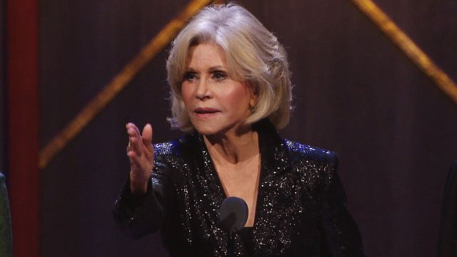 Jane Fonda Accepts Award on Greta Thunberg's Behalf