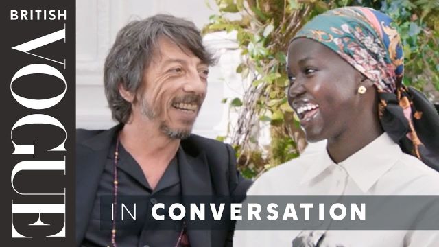 Adut Akech Meets Pierpaolo Piccioli