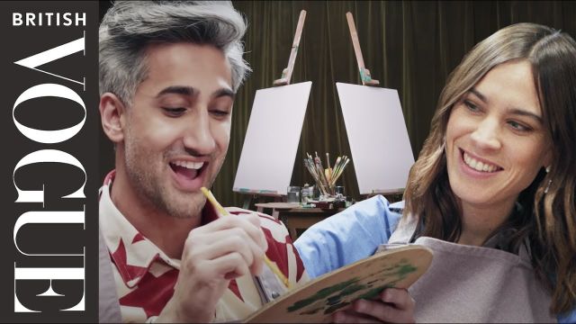 Alexa Chung vs Tan France: The Painting Challenge