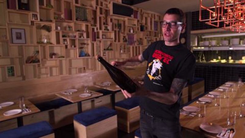 How to Saber a Champagne Bottle