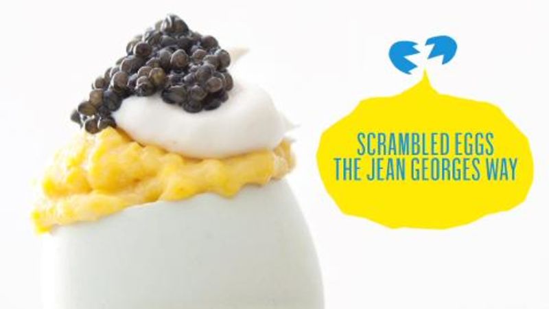 The Softest Scrambled Eggs with Chef Jean-Georges Vongerichten