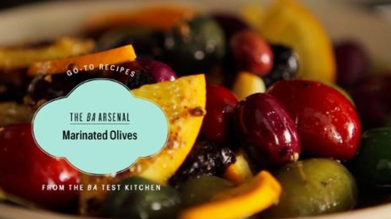 Homemade Marinated Olives
