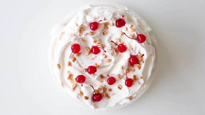 Banana Split Ice Cream Cake