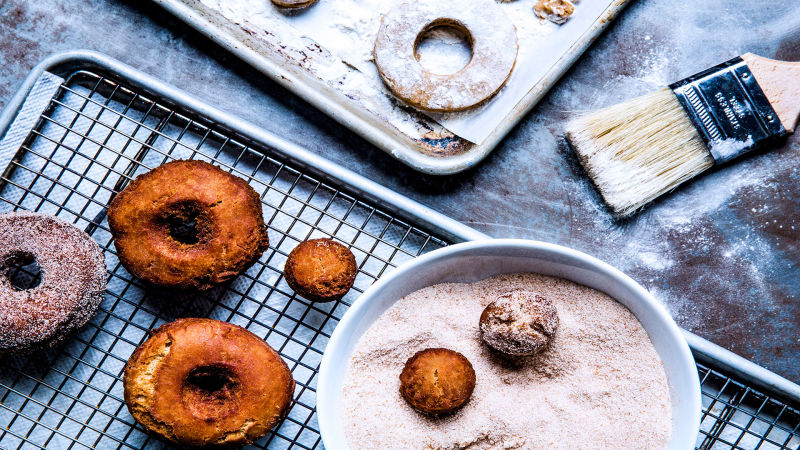 Making Cider Donuts at Home