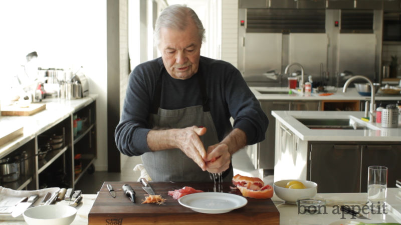 Jacques Pépin Makes a Grapefruit Flower