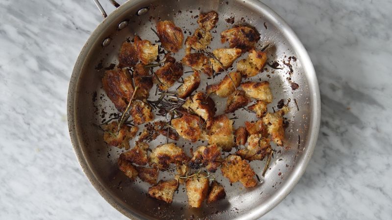 Perfectly Crispy Croutons