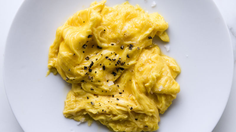 Perfect Soft Scrambled Eggs