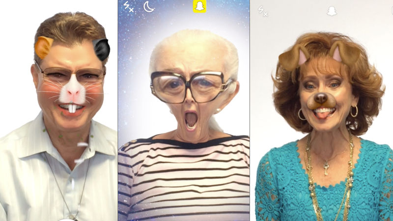 Seniors React to Snapchat Filters