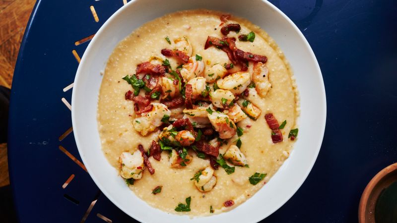 Shrimp and Pimiento Cheese Grits