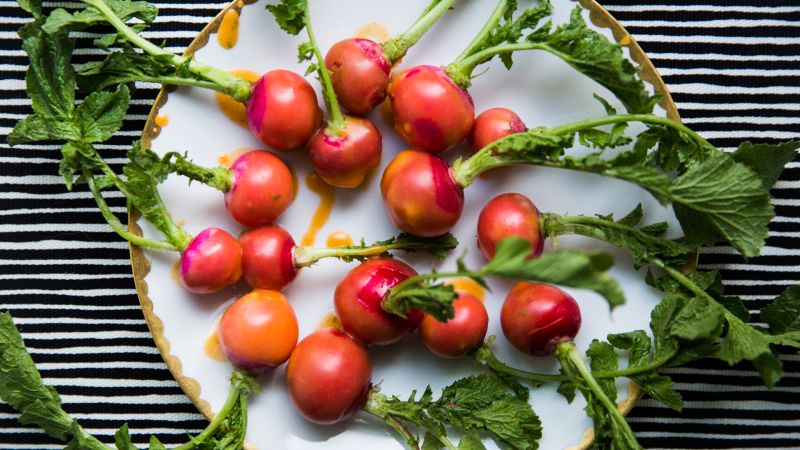 Bacon-Butter Radishes