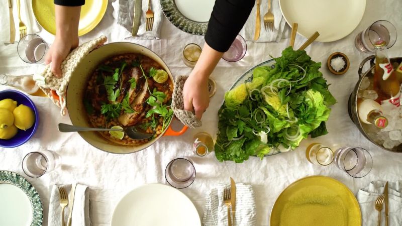 Pork Shoulder with Harissa and Fancy White Beans