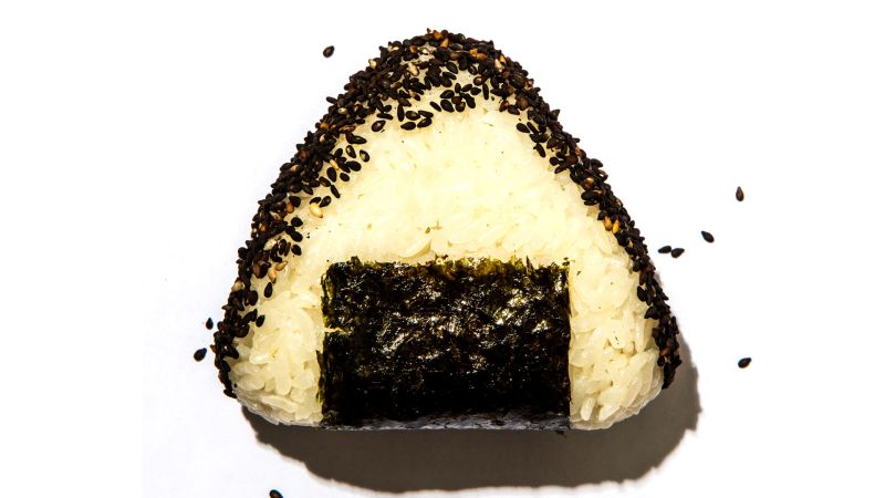Onigiri with Salted Cucumber