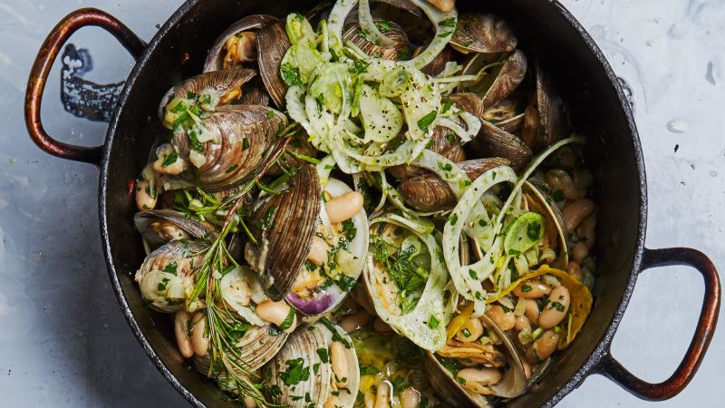 Clams in White Bean Sauce