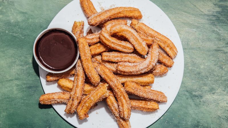 Churros with Bittersweet Chocolate Sauce
