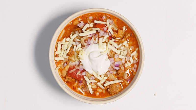 Big Batch Chorizo and White Bean Chili