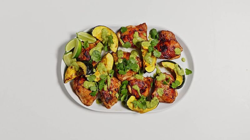 Chipotle Rubbed Chicken Sheetpan Dinner