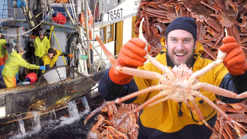 Brad Goes Crabbing In Alaska