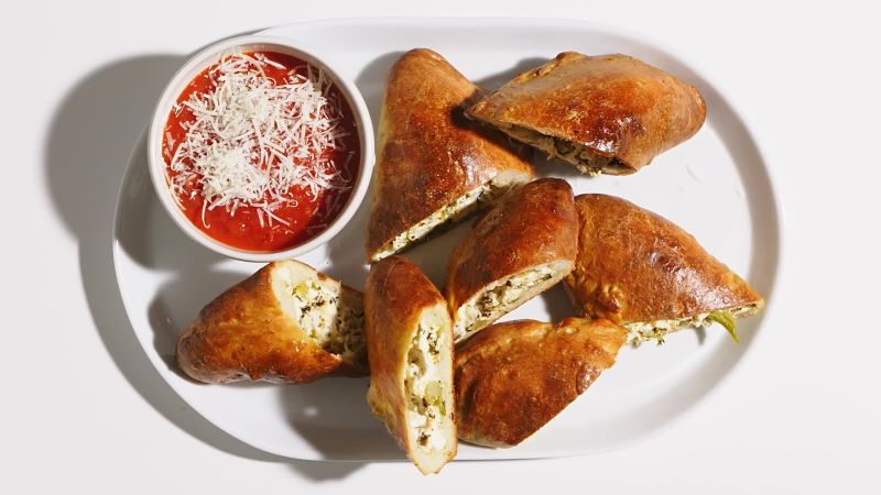 Easy Vegetarian Calzones