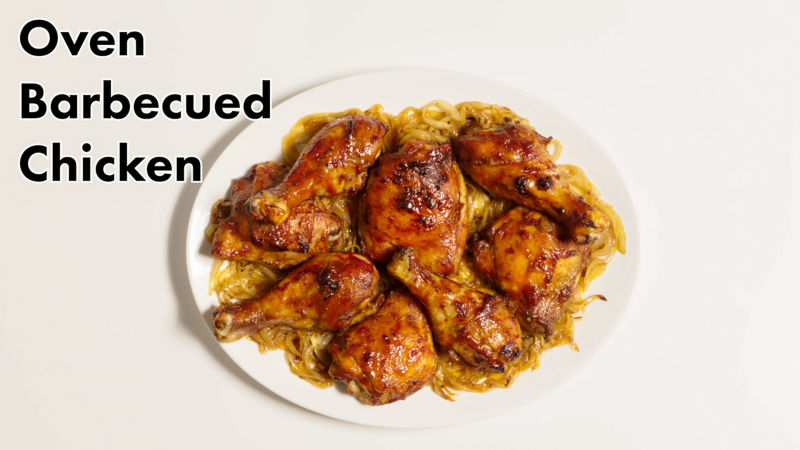 Basically Oven-Barbecued Chicken