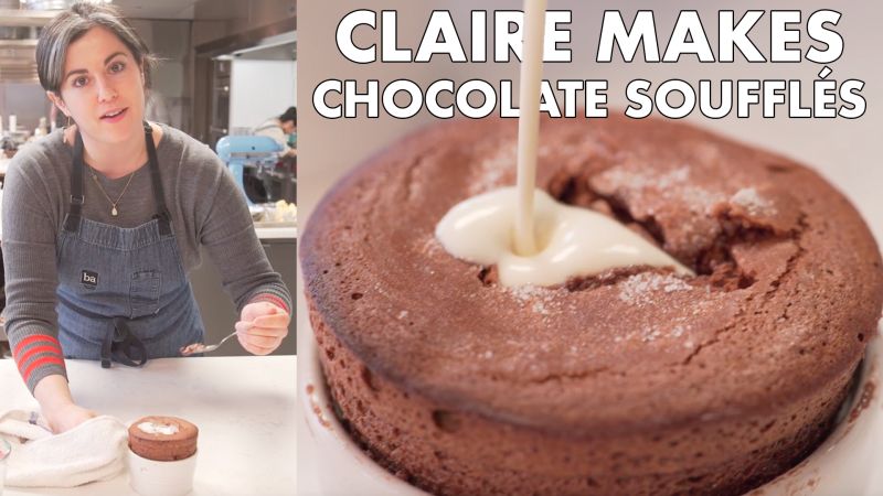 Bittersweet Chocolate Soufflés