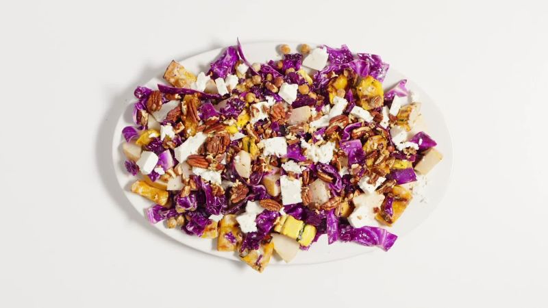 Raw and Roasted Chopped Salad