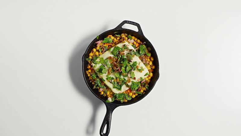 Foolproof Fish with Spiced Chickpeas