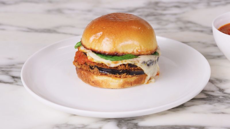 Fried Eggplant Sandwiches