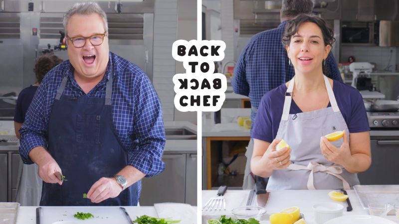 Eric Stonestreet Tries to Keep Up With a Professional Chef