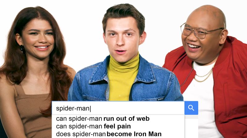 Tom Holland, Zendaya & Jacob Batalon Answer the Web's Most Searched Questions
