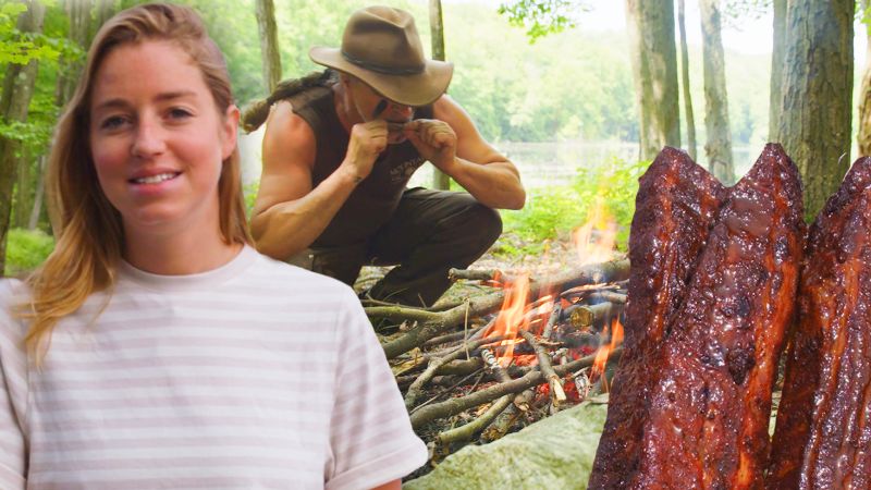 Pro Chef Tries Survival Cooking for the First Time 