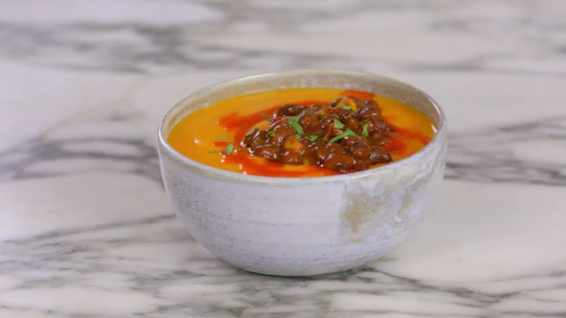 Black Bean & Sweet Potato Soup