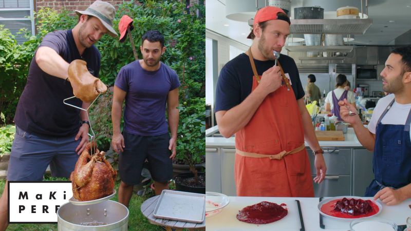 Brad and Andy Try to Make the Perfect Turkey and Cranberry Sauce