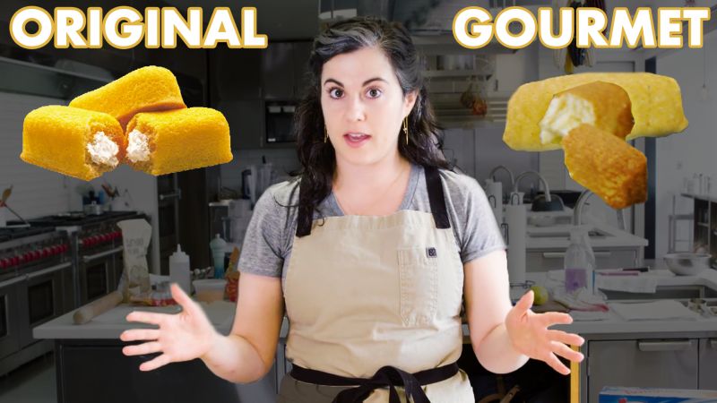 Pastry Chef Attempts To Make a Gourmet Twinkie