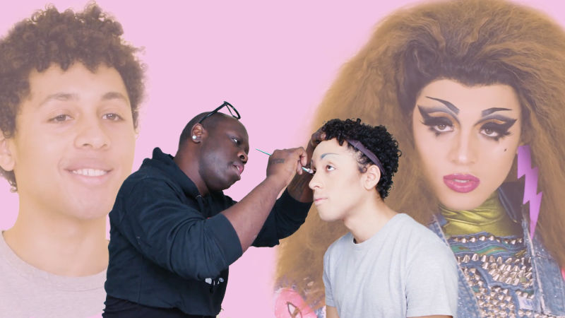 Jaboukie Young-White Gets a Drag Makeover from Bob The Drag Queen 