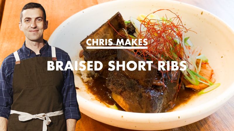 Chris Makes Braised Short Ribs at Home