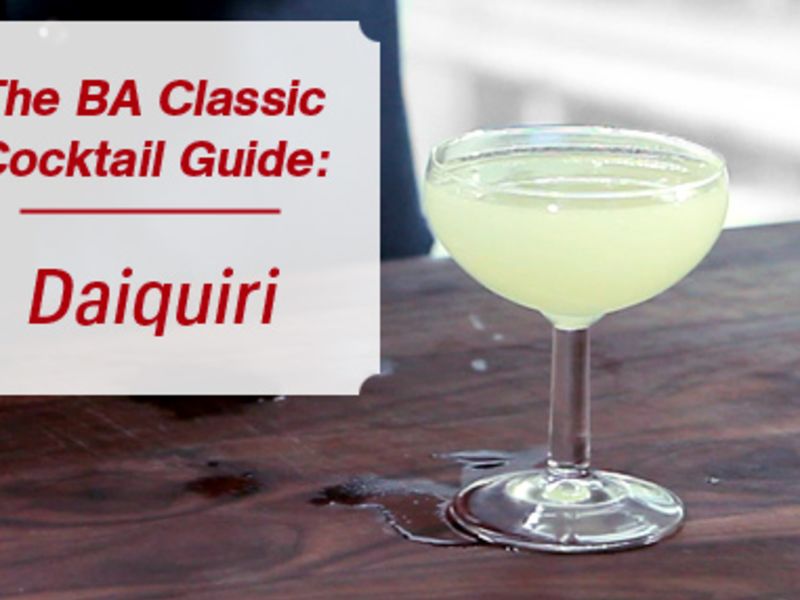 Classic Cocktails Daiquiri Recipe Bon Appétit