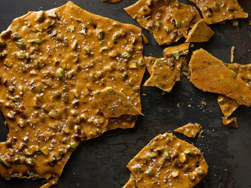 Salted Pistachio Brittle Recipe Bon Appétit