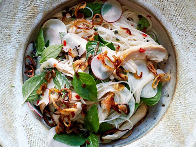 Rice Vermicelli with Chicken and Nuoc Cham Recipe Bon Appétit