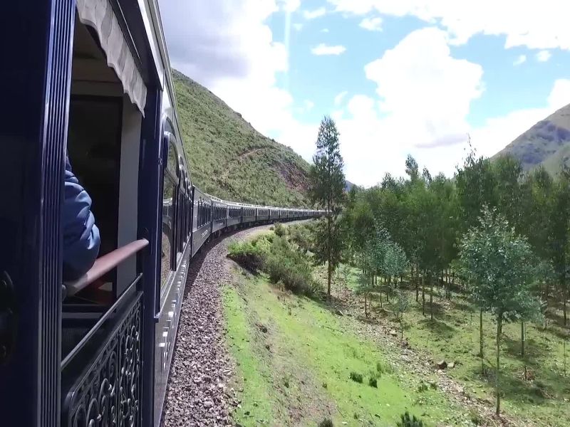 Train Ride Through the Peruvian Andes