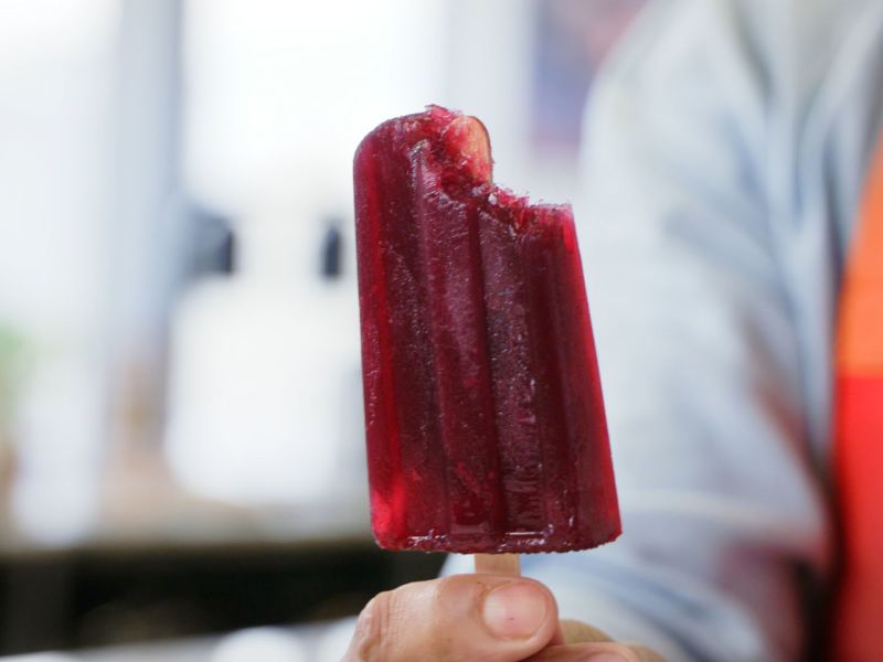 Boozy Grape Ice Pops Recipe Bon Appétit