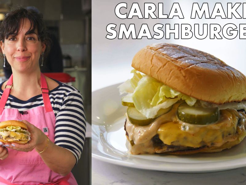 Smash Burger Recipe Bon Appetit The BA Smash Burger Recipe | Bon Appétit