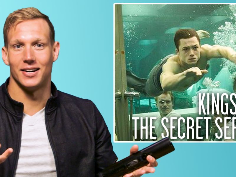 Olympic Swimmer Caeleb Dressel Breaks Down Swimming Scenes from Movies