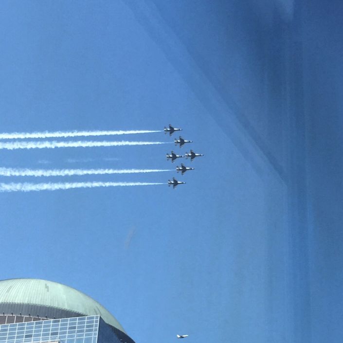 Air Force Thunderbirds Buzz One World Trade Center
