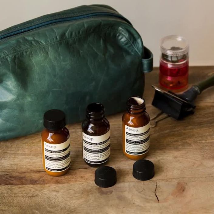 How to Pack Your Dopp Kit
