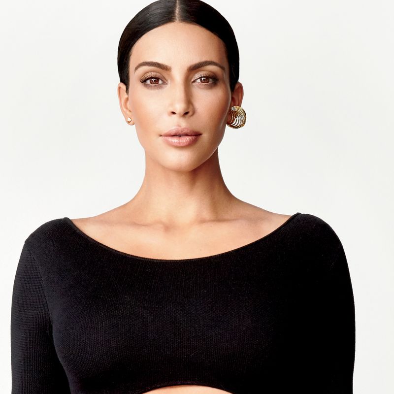 Hairstyle How-To: Kim Kardashian West on the Cover of Glamour